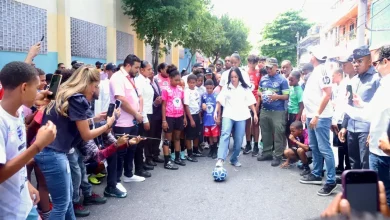 Foto de Faride Raful impulsa Fútbol Callejero 3×3 en Capotillo con apoyo de la Policía Nacional