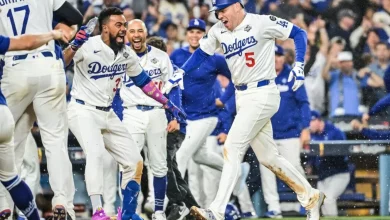Foto de Dodgers vencen a Azulejos en maratónico juego de 18 entradas