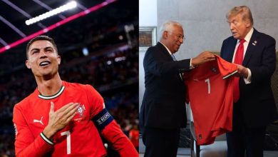 Foto de Cristiano Ronaldo elogia a Donald Trump