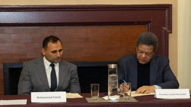 Foto de Leonel firma acuerdo Funglode y Colegio Abogados Nueva York | ACN