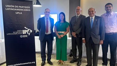 Foto de Pelegrín electo vicepresidente Unión Partidos Latinoamérica |  ACN