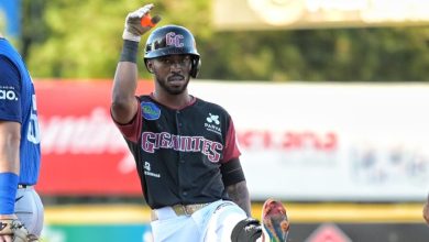 Foto de García y Taylor impulsan a los Gigantes a un cerrado triunfo y los elevan al tercer lugar del béisbol dominicano