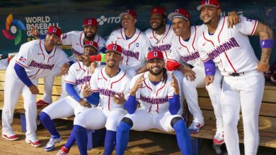 Foto de Alegría y entusiasmo de los dominicanos en partido histórico