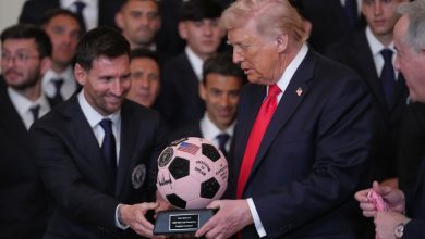 Foto de Trump homenajea a Messi y el Inter Miami por su título en la MLS
