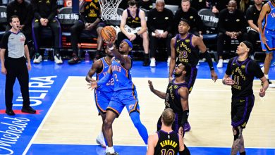 Foto de 28 puntos en la aplastante victoria del Thunder sobre Lakers