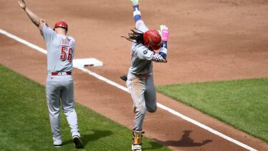 Foto de Elly de la Cruz muestra su poder con jonrón en victoria de Cincinnati