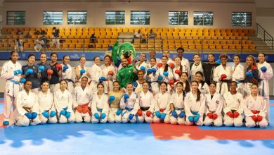 Foto de DR Karate Team presenta credenciales para los juegos de 2026