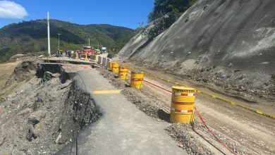 Foto de Cierran tránsito en kilómetro 7 de la carretera Ocoa