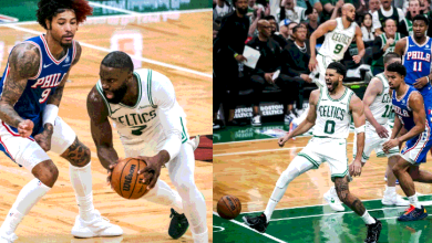 Foto de Una dupla exitosa de los Celtics ante los Sixers