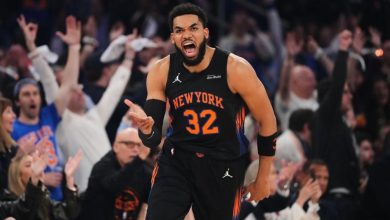 Foto de Towns consiguió un doble-doble en la ventaja de 2-0 de los Knicks sobre los Cavaliers