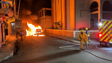 Foto de Incendio consume dos vehículos en la Zona Colonial