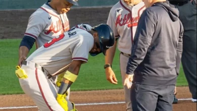 Foto de Ronald Acuña Jr. está lesionado y bajo observación médica