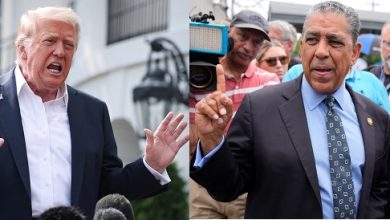 Foto de Trump ha negado que la condición de los inmigrantes detenidos en la prisión de Delaney Hall-NJ sea precaria