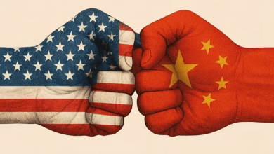 Foto de China ha intensificado sus críticas al proyecto de ley estadounidense sobre equipos con chips cuando Trump llega a Beijing