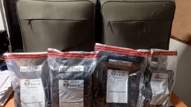 Foto de Arrestan en el AILA a mujer con presunta cocaína