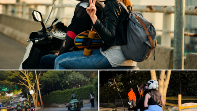 Foto de Mientras los motociclistas en RD se niegan a usar casco, en países como Colombia su uso es obligatorio por seguridad y por ley.