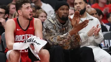 Foto de Kevin Durant tampoco verá acción en el Juego 6 con los Houston Rockets