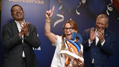 Foto de Blue Diamond, destacada en la feria Banreservas de Madrid por récord de clientes referidos