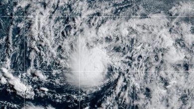 Foto de Amanda, la primera tormenta tropical de la temporada que se forma en el Océano Pacífico