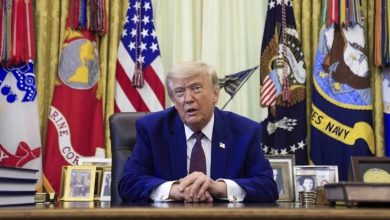 Foto de Trump advierte a Irán que derribe helicópteros estadounidenses