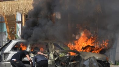 Foto de Cuatro personas, entre ellas dos mujeres, murieron en un atentado con coche bomba en Israel en Gaza