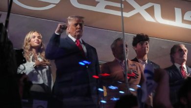 Foto de El Boeing de Donald Trump en el Madison Square Garden: reflexiones sobre su creciente rechazo