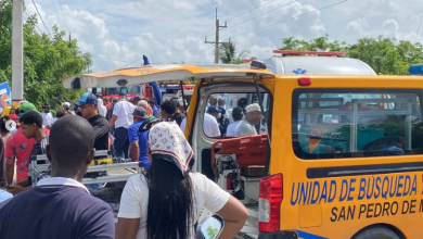 Foto de 18 heridos en accidente en carretera Hato Mayor-San Pedro