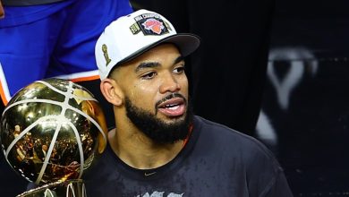 Foto de Karl-Anthony Towns, el gigante dominicano que llegó a la gloria en la NBA