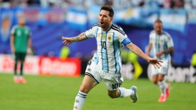 Foto de Lionel Messi anotó el primer hat-trick y se convirtió en el máximo goleador del Mundial