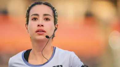 Foto de Katia Itzel García: Primera árbitro mexicana en el Mundial Masculino