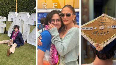 Foto de Jennifer López publica las fotos de graduación de sus gemelos