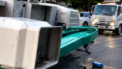 Foto de Accidente en la Circunvalación Sur de Santiago