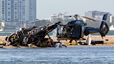 Foto de Al menos seis personas murieron al chocar dos helicópteros en Río de Janeiro