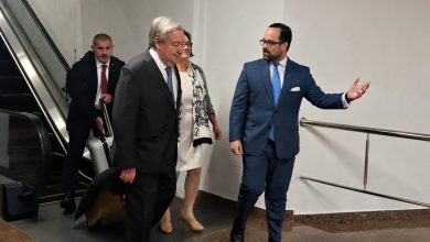 Foto de Jefe de la ONU arriba a RD y agradece al Gobierno