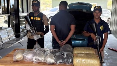 Foto de DNCD ocupa más de 37 libras de marihuana ocultas