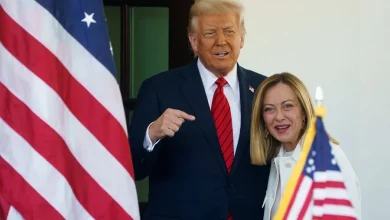Foto de Trump atacó a Meloni por no involucrarse demasiado en la guerra de Irán