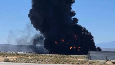 Foto de EE.UU.: Un bombardero B-52 se estrella tras despegar ACN