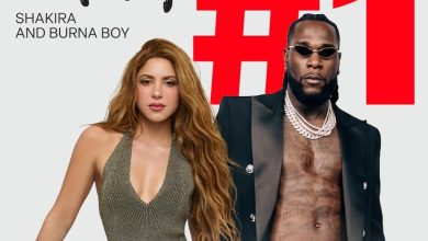 Foto de Shakira y Burna Boy alcanzaron el número uno del mundo con "Dai Dai".