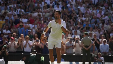 Foto de Novak Djokovic consiguió su victoria número 105 en Wimbledon