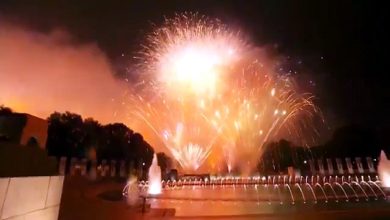 Foto de Fuegos artificiales marcan 250 años de independencia de Estados Unidos en una atmósfera de fuego