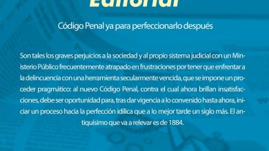 Foto de El Código Penal ahora está para perfeccionarlo más adelante