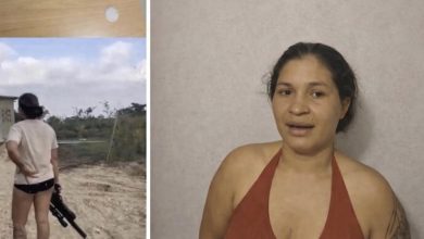 Foto de El abogado de la mujer que se volvió viral por mostrar un rifle de aire comprimido no letal en una discusión niega los cargos