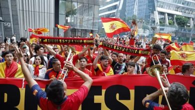 Foto de La Marcha de España tiñe de rojo Nueva York en busca de su segunda estrella