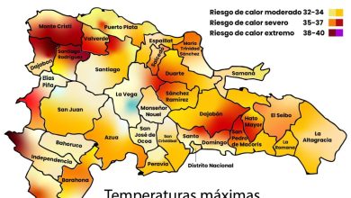 Foto de INDOMET advierte sobre calor extremo y polvo del Sahara en RD