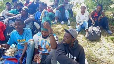 Foto de 67 haitianos detenidos en operación de sanciones a República Dominicana