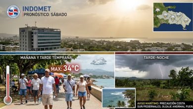 Foto de Indomet pronostica calor intenso y lluvias ocasionales en el interior del país el sábado