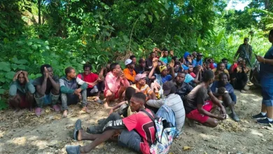 Foto de El Ejército detiene a 49 haitianos ilegales en Valverde