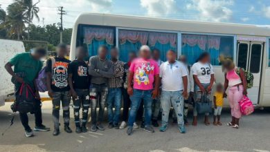 Foto de Detenidos dos dominicanos por transportar haitianos ilegales en un autobús