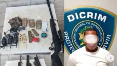 Foto de Detuvieron a un hombre y secuestraron armas, drogas y cigarrillos de contrabando en Pedernales
