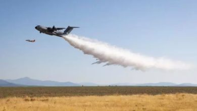 Foto de Francia utiliza su potente A400M para controlar los incendios forestales que asolan el país
